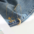 Gold Moon Pendant Necklace