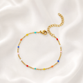 Rainbow Beaded Necklace