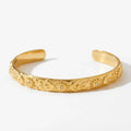 Gold Celestial Cuff Bracelet