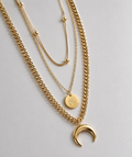 Layered Gold Chain Necklace